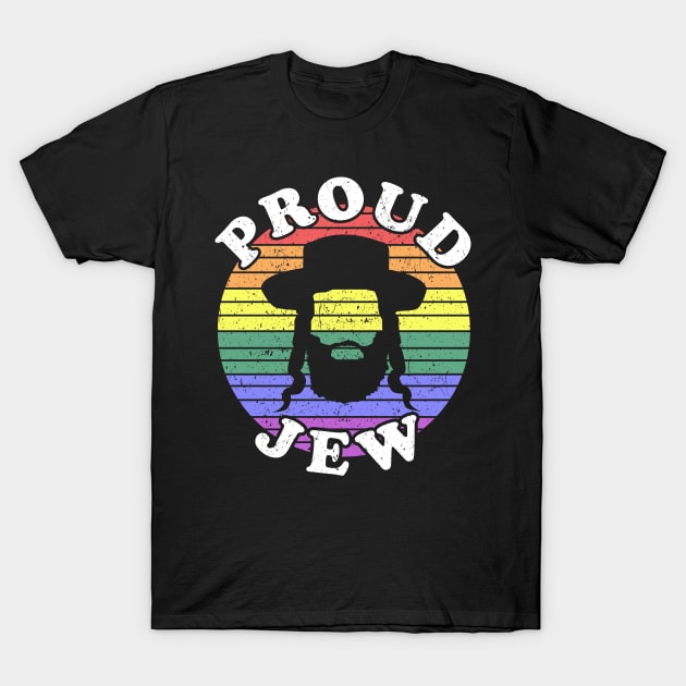 Retro LGBT Proud Jew Jewish T-Shirt by KawaiinDoodle